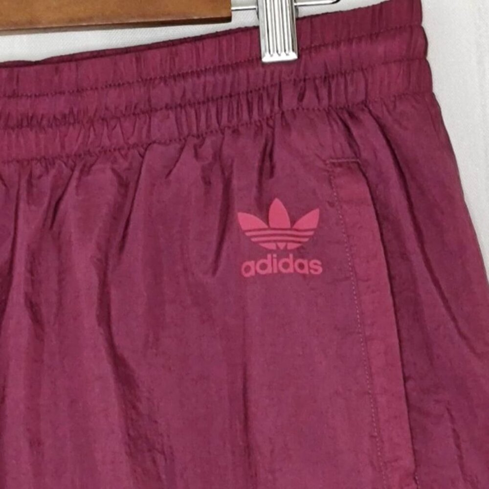 ADIDAS ORIGINALS Jogger Pants XL Logo Play Track Pants Victory Crimson Red Maroo - Picture 6 of 13